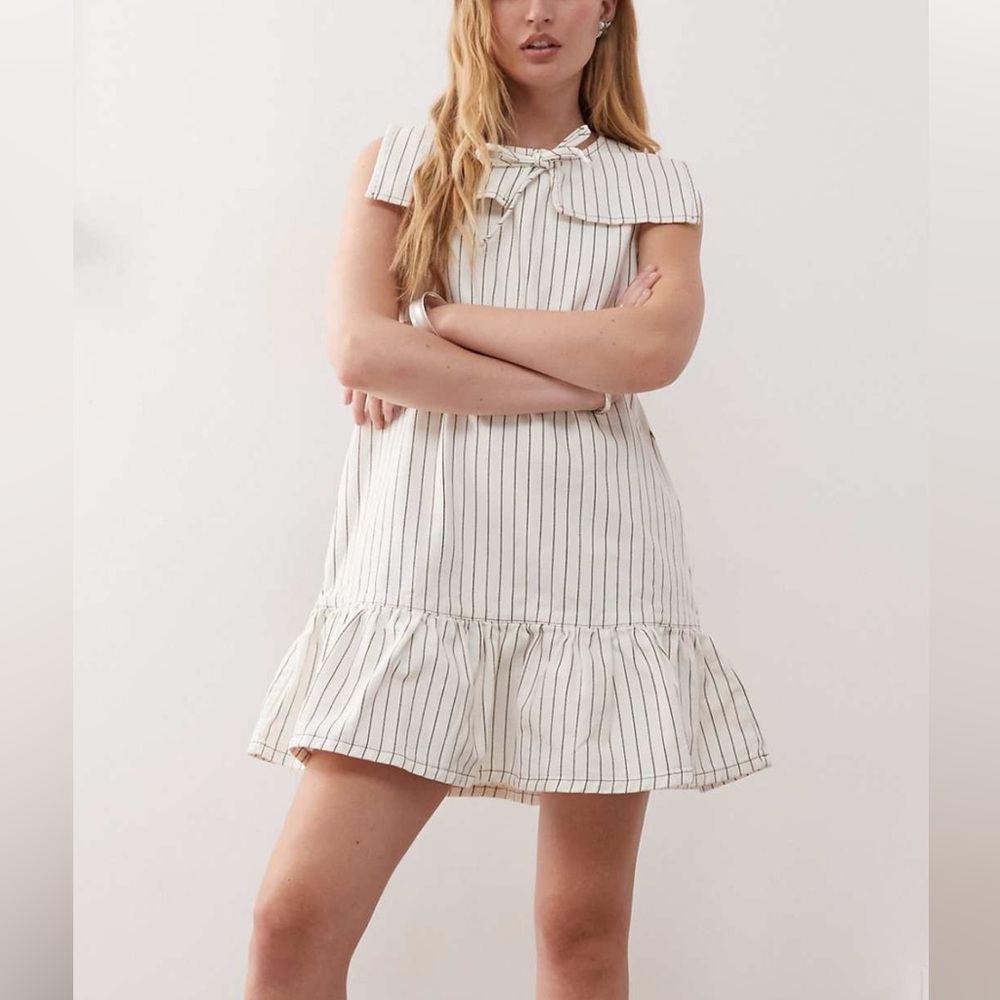 Reclaimed Vintage Sailor Collar Dress